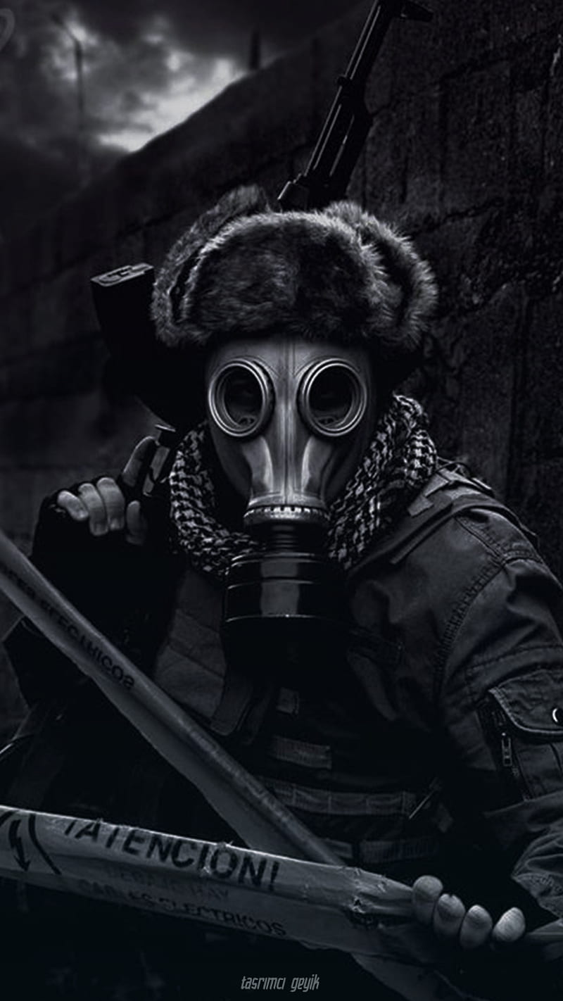 Gas Mask, counter, metal, military, music, strike, tracer, warrior, world,  HD phone wallpaper | Peakpx