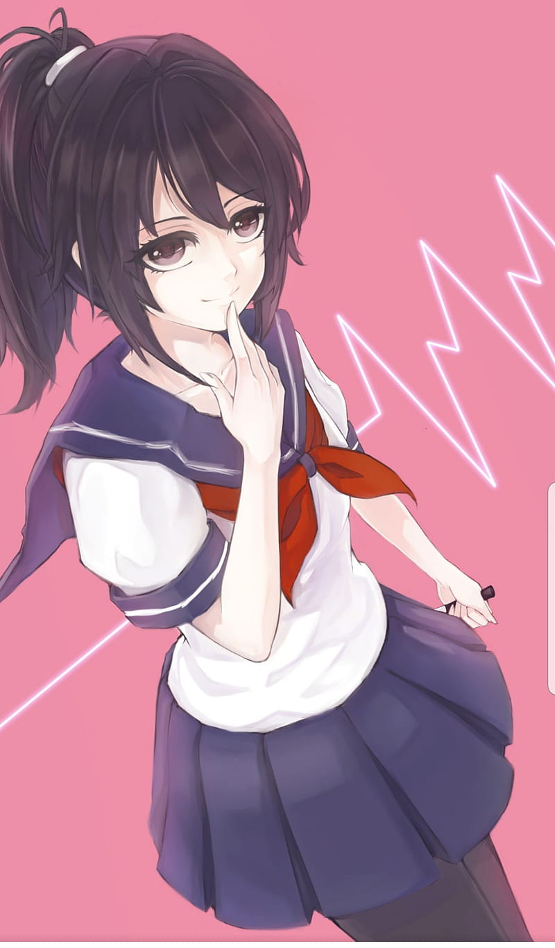 Yandere chan, creepy, videogame, yanderesimulator, HD phone wallpaper |  Peakpx