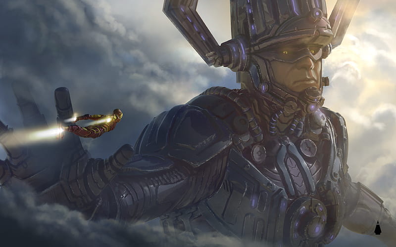 Galactus Vs Iron Man Avengers 4 Concept Art, avengers-endgame, avengers-end-game, galactus, avengers-4, superheroes, iron-man, concept-art, artist, artwork, digital-art, movies, HD wallpaper