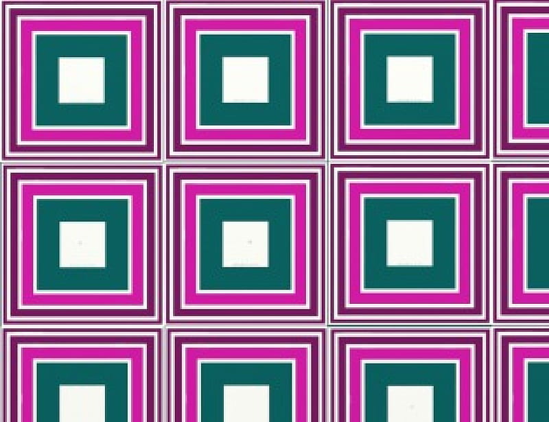 Blocks of Color, magenta, blocks, Teal, squares, pink, HD wallpaper