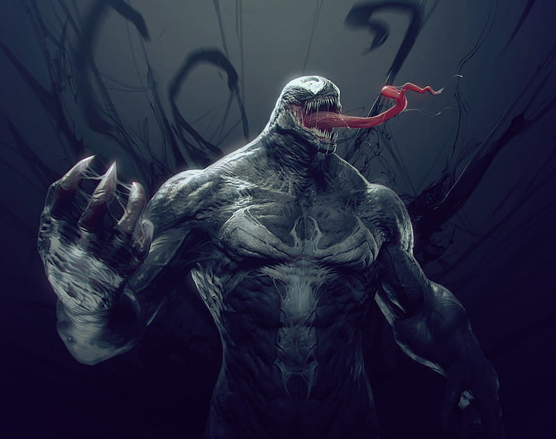 Venom Digital Art, venom, digital-art, artwork, art, venom-movie, HD wallpaper