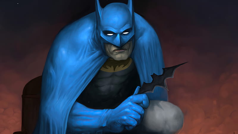 Old School Batman , batman, superheroes, artwork, artist, artstation, HD wallpaper