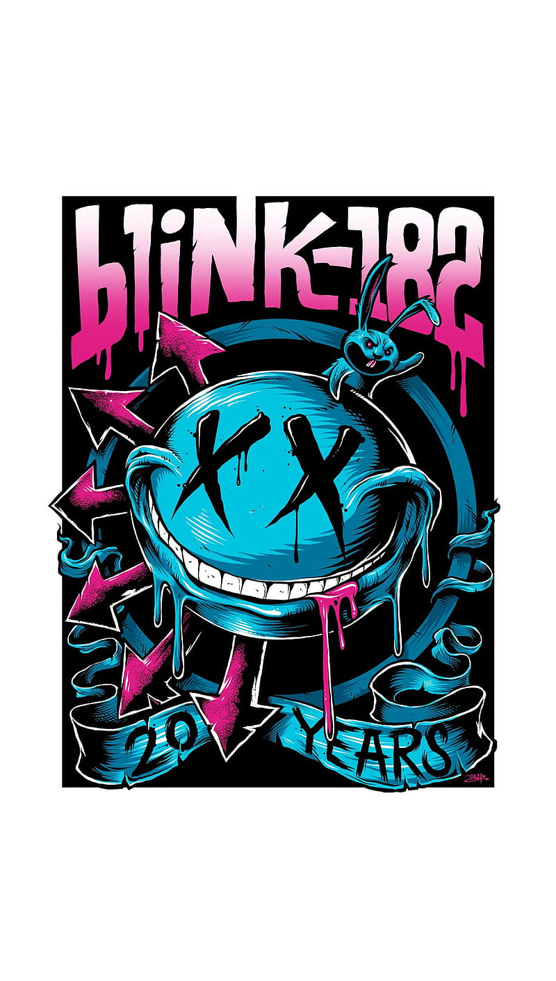blink-182, music, poster, punk, rock, HD phone wallpaper