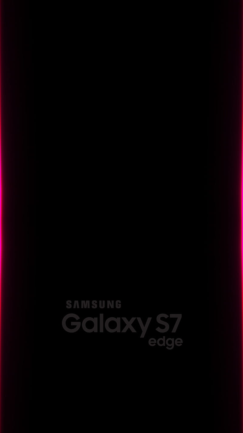 s7 edge pink logo, edge , galaxy s7 edge, samsung, HD phone wallpaper