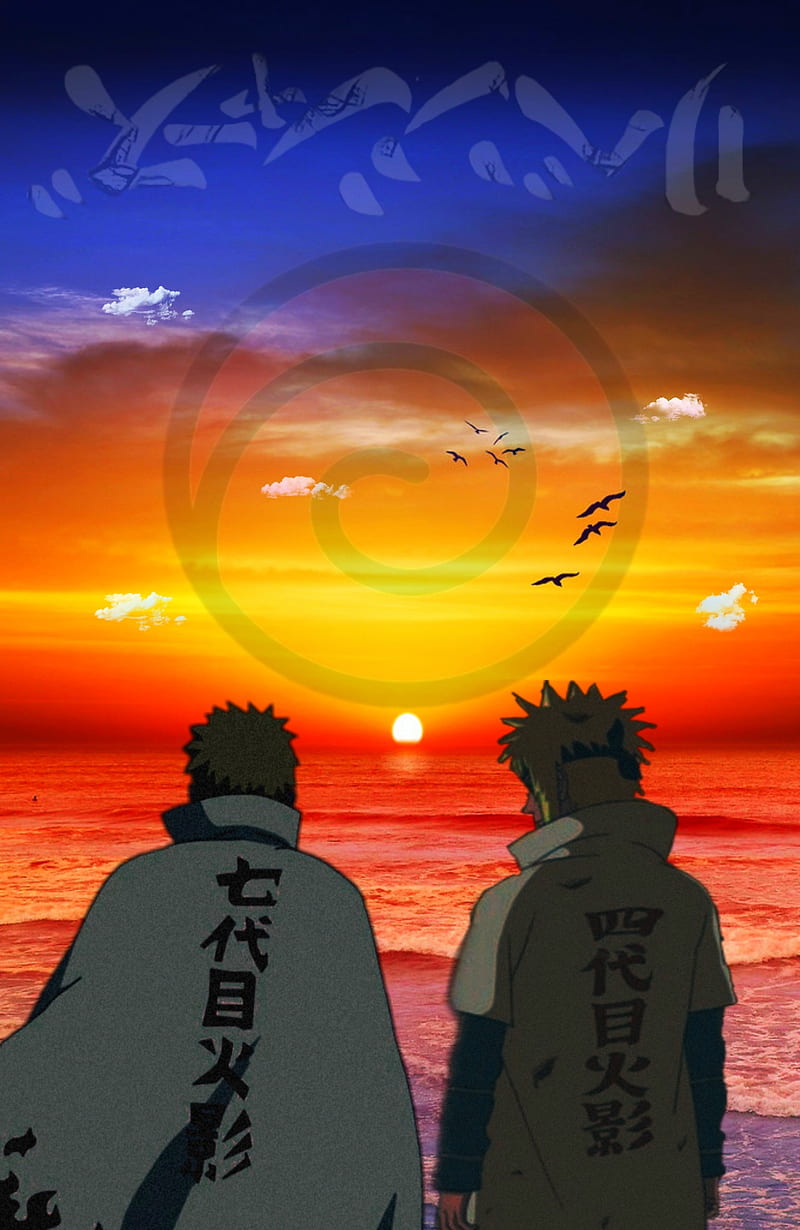 Naruto Anime Chill Father Hokage Minato Sunset Tokyo Uzumaki Hd Mobile Wallpaper Peakpx