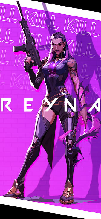 Game Wallpaper/Thumbnail: Reyna Valorant by AnantTripathi on