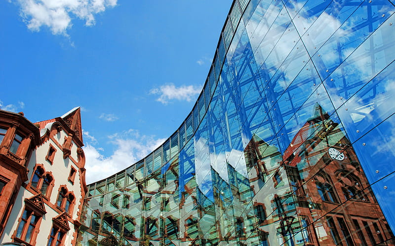 Friedensplatz, , Dortmund, cityscapes, modern buildings, german cities ...