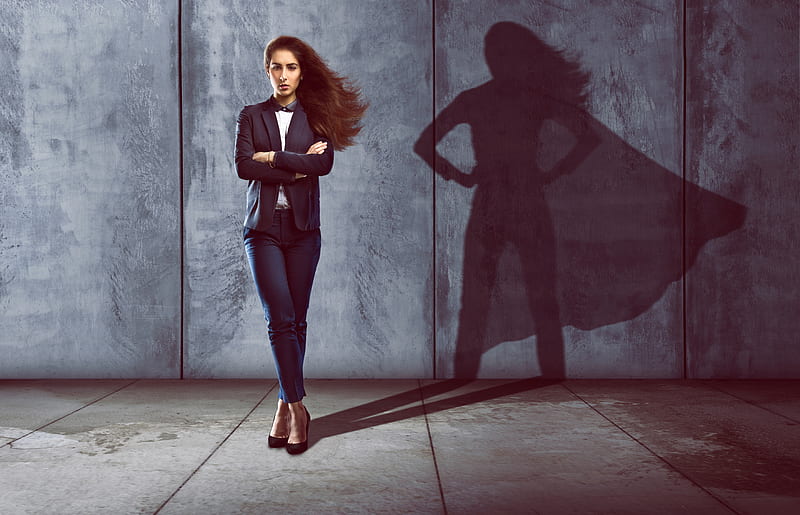 Business Woman Superhero, women, girls, superheroes, HD wallpaper | Peakpx