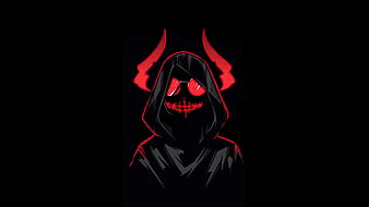 Devil Boy, devil, artist, artwork, digital-art, dark, black, HD wallpaper