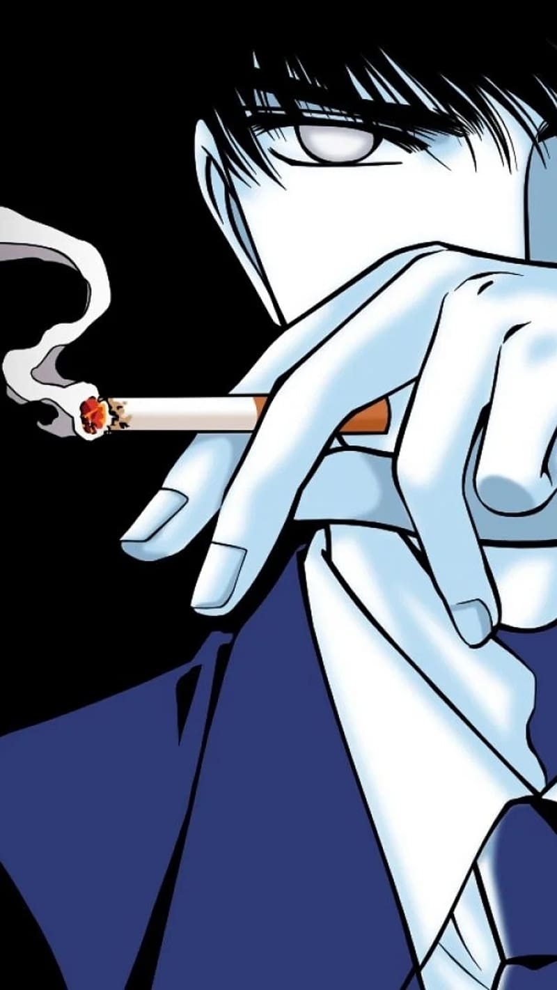 bad boy cartoon smoking