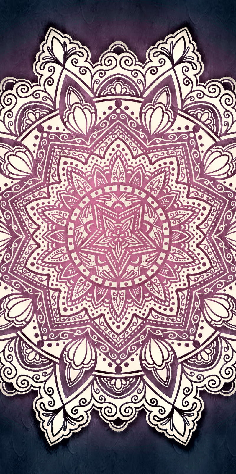 Mandala, tapestry, sunset, HD phone wallpaper