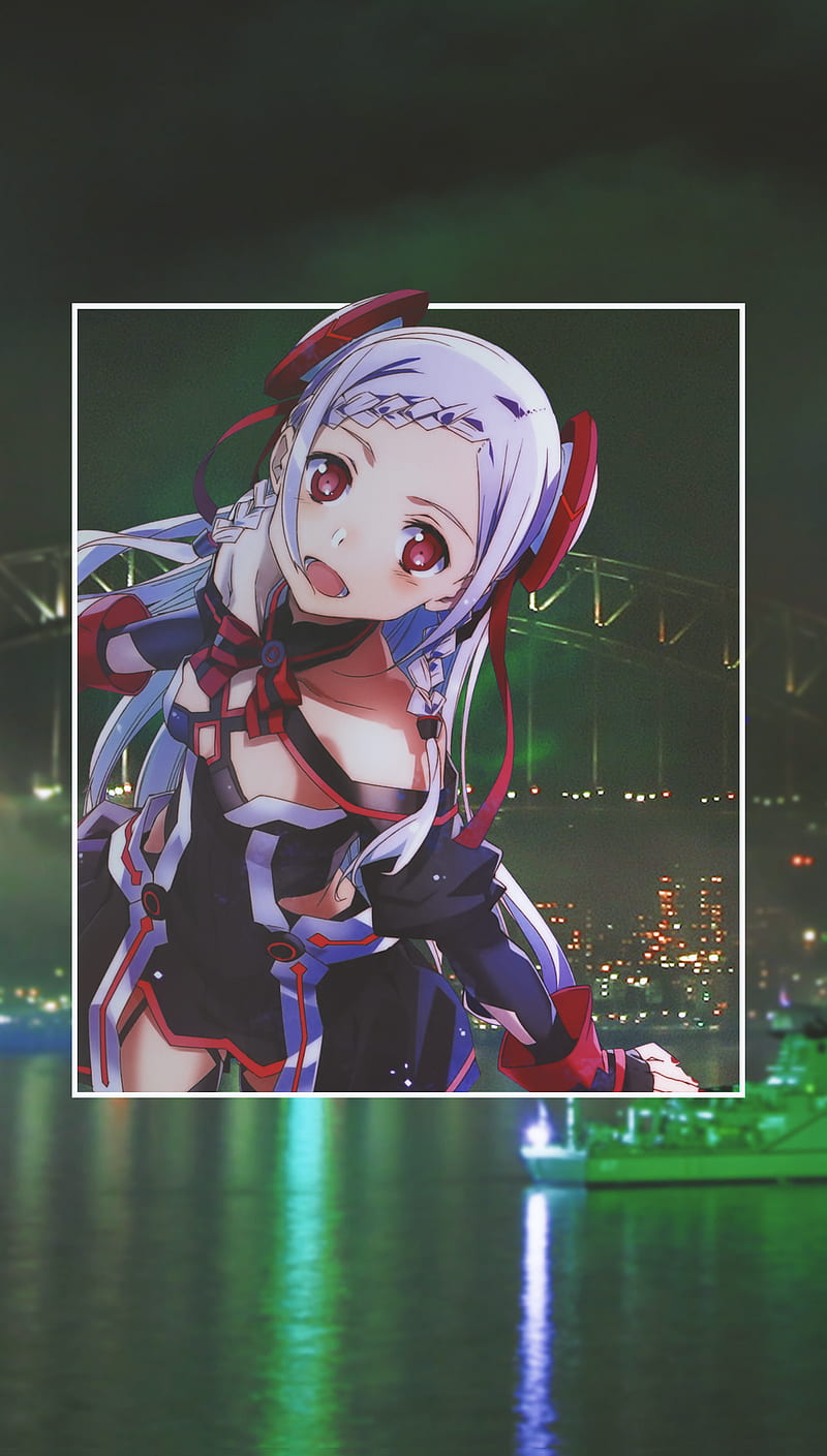 anime girls, anime, -in-, red eyes, HD phone wallpaper