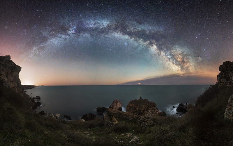 Earth, Night, Milky Way, Starry Sky, HD wallpaper | Peakpx