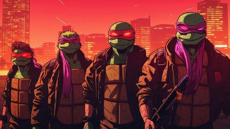 Teenage Mutant Ninja Turtles: Mutant Mayhem 4K Wallpaper iPhone HD