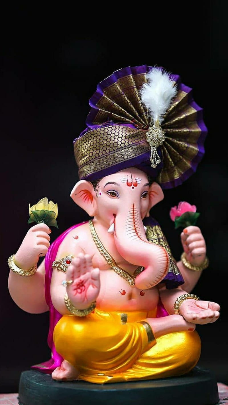 Ganapati bappa, ganesh, new, HD phone wallpaper | Peakpx