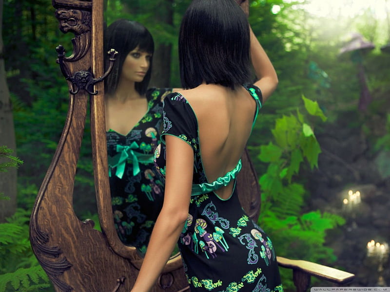 Reflection Hot Mirror Babe Sexy Hd Wallpaper Peakpx