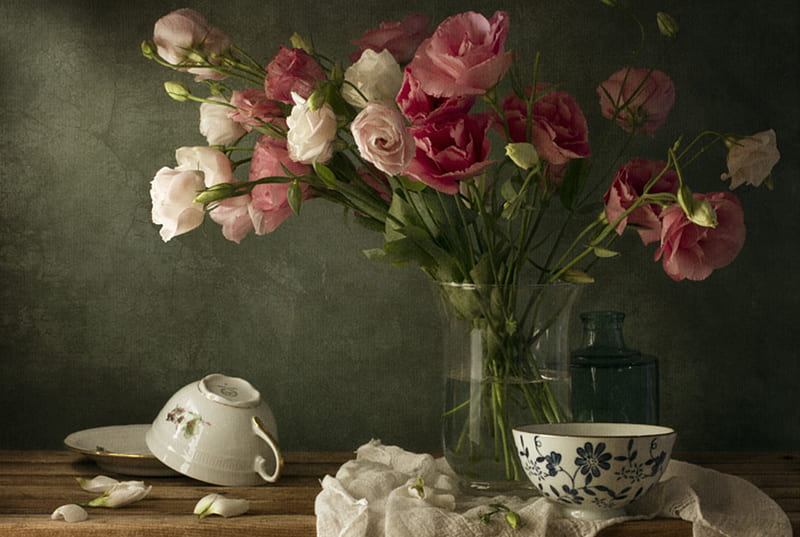 Still life, pretty, vase, bonito, gently, graphy, nice, flowers, beauty ...
