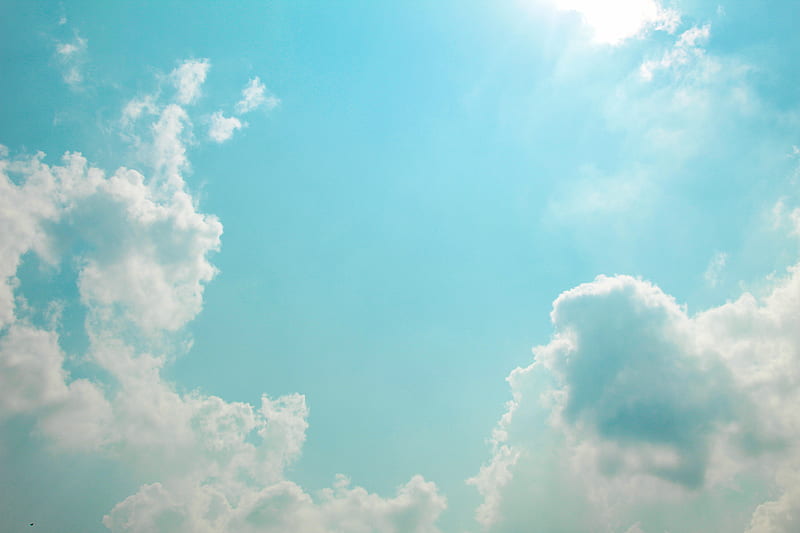 clouds under clear blue sky during daytime, HD wallpaper