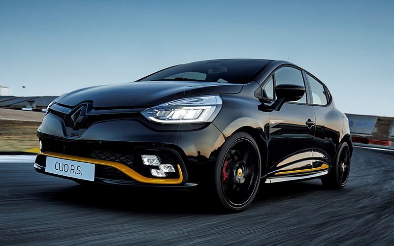 Renault Clio RS18 motion blur, 2018 cars, Renault Clio, tuning, french cars, Renault, HD wallpaper