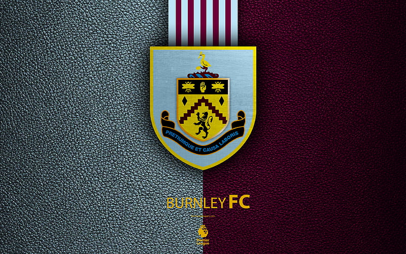 Burnley FC, club, emblem, football, logo, soccer, HD wallpaper