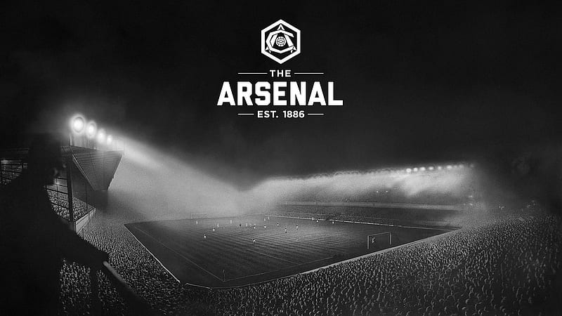 The Arsenal Logo In Stadium Background Arsenal, HD wallpaper