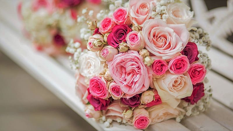 Flower, Rose, Bouquet, , Pink Flower, HD wallpaper | Peakpx