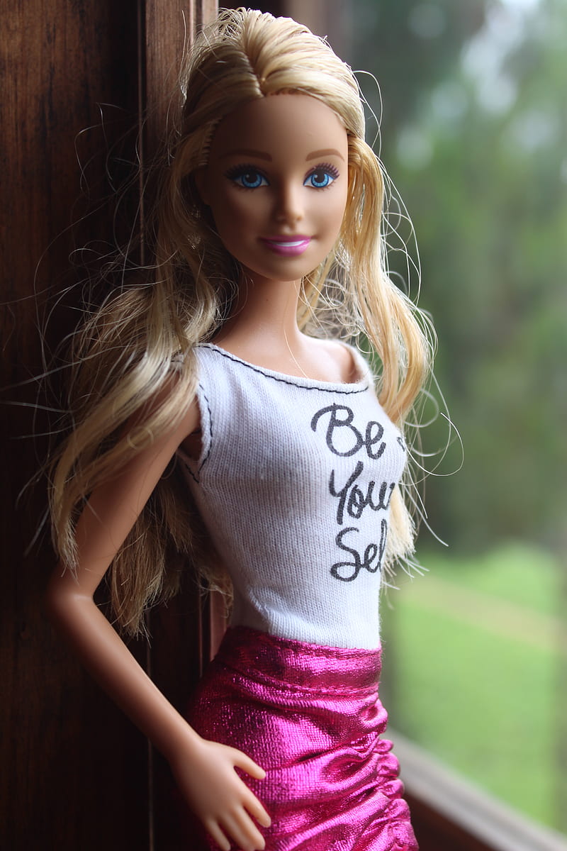 blonde-haitred Barbie doll, HD phone wallpaper