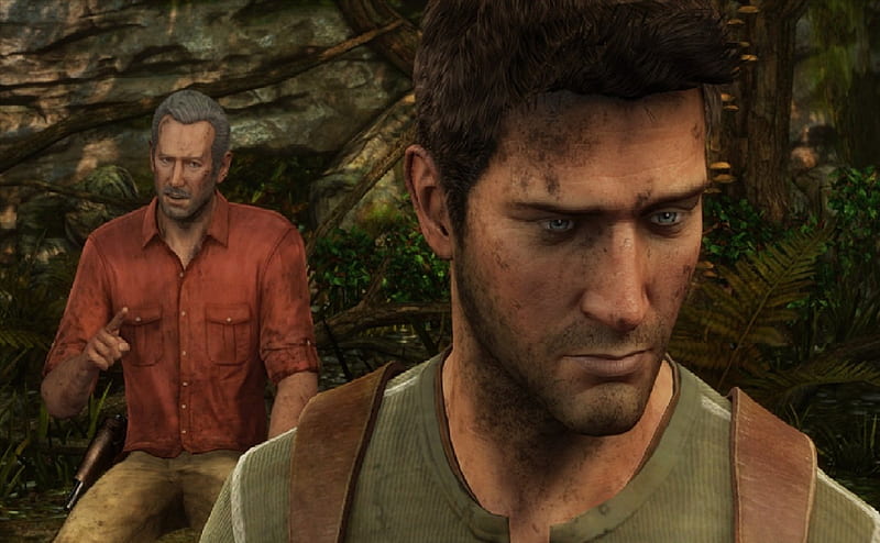 Uncharted 3 Making a Plan, deception, uncharted, sully, drake, HD wallpaper