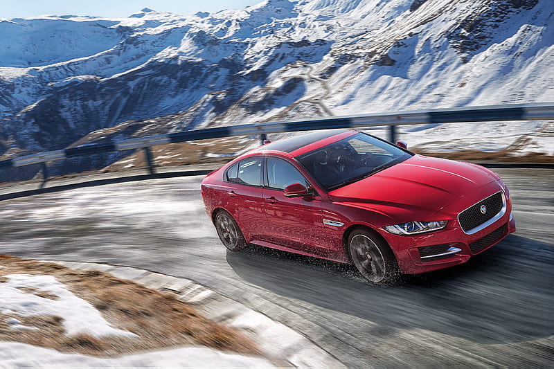 2017 Jaguar XE AWD, Sedan, Supercharged, V6, car, HD wallpaper