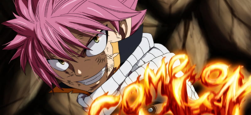 Fairy Tail, Anime, Grand Magic Games Arc, Manga, Natsu Dragneel, Etherious Natsu Dragneel, Dragon Slayer, Fire, Come On, Mage, First Generation, END, Etherious, HD wallpaper