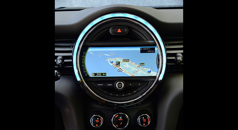 2015 MINI Cooper - Illuminating Ring Indicator - Central Console , car, HD wallpaper