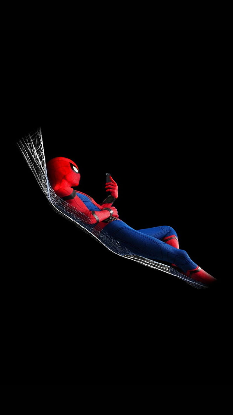 Spiderman 929, amoled, avengers, clean, comics homecoming, man, marvel, spider, HD phone wallpaper