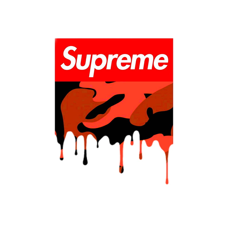 Download Supreme Drip Logo With Son Goku Wallpaper