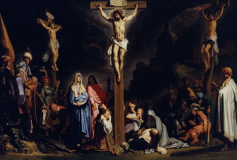 Passion of JESUS, christ, jesus, cross, savior, HD wallpaper