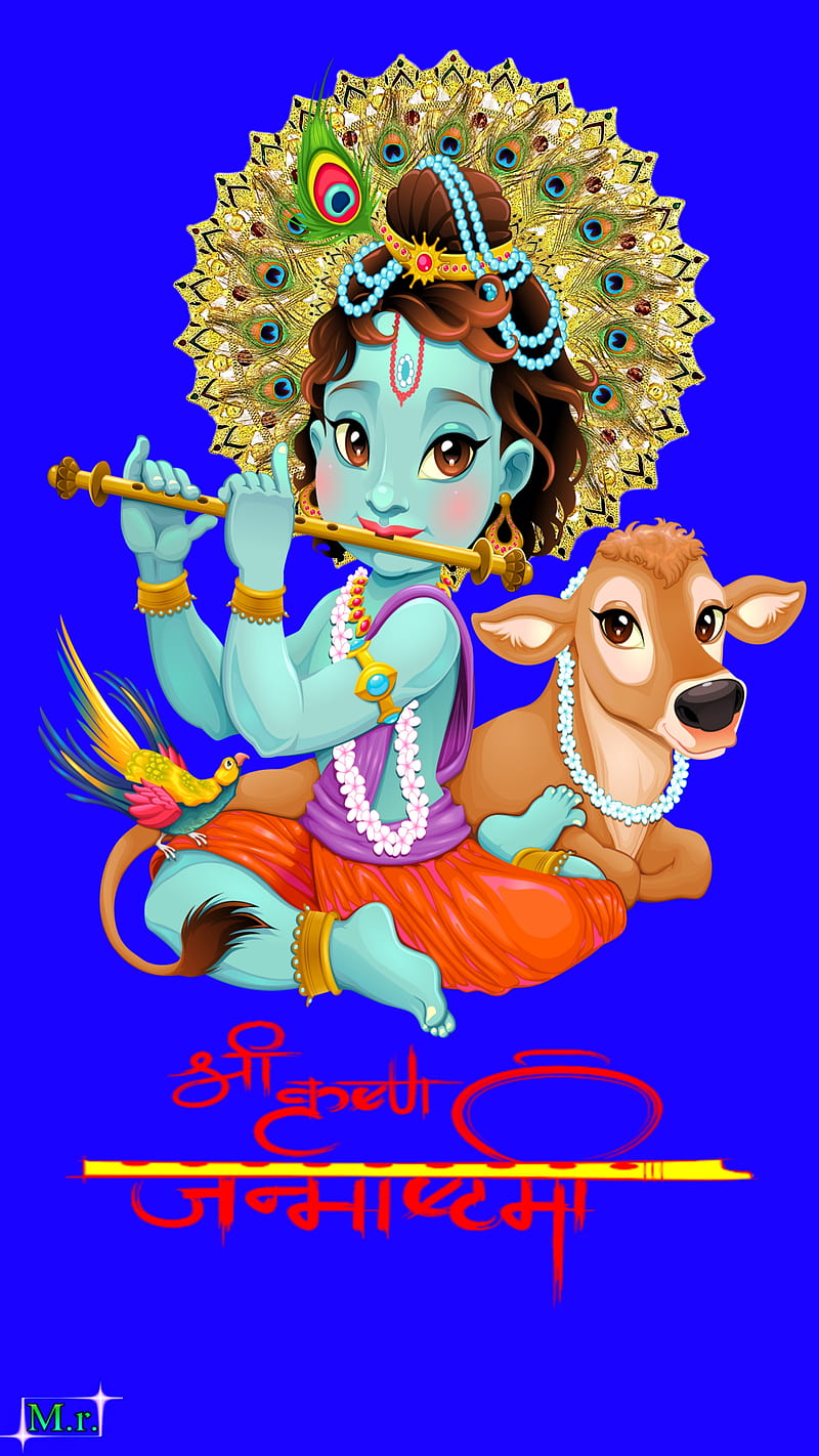 Krishna, cute krishna, god, happy janmashtami, hindu, janmashtami ...