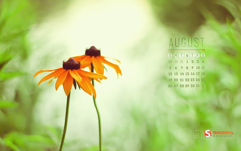 Late Summer-August 2012 calendar, HD wallpaper