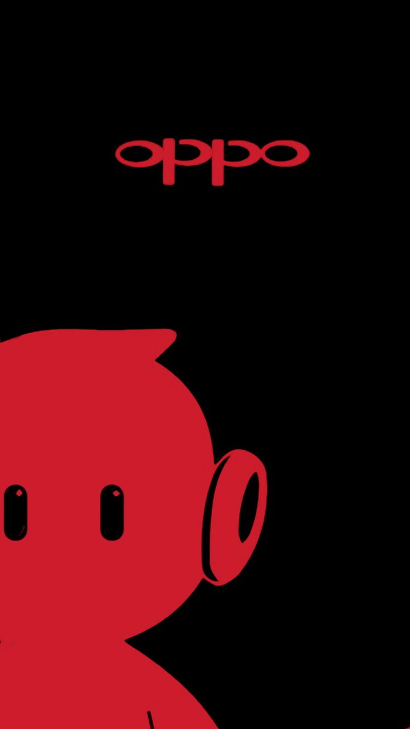 Oppo logo red zone, mobile, mobile logo, oppo logo, HD phone wallpaper