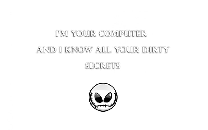 Computer Knows about you, dirty, computer, secret, troll, HD wallpaper