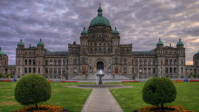 British Columbia Parliament Palace In Canada Travel, HD wallpaper