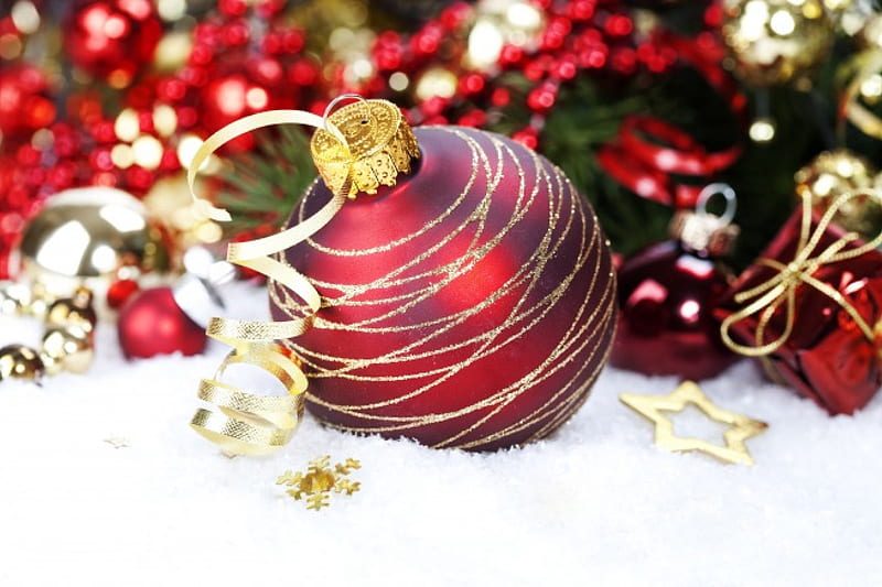 Magic Christmas, red, christmas eve, pretty, christmas tree, holidays ...