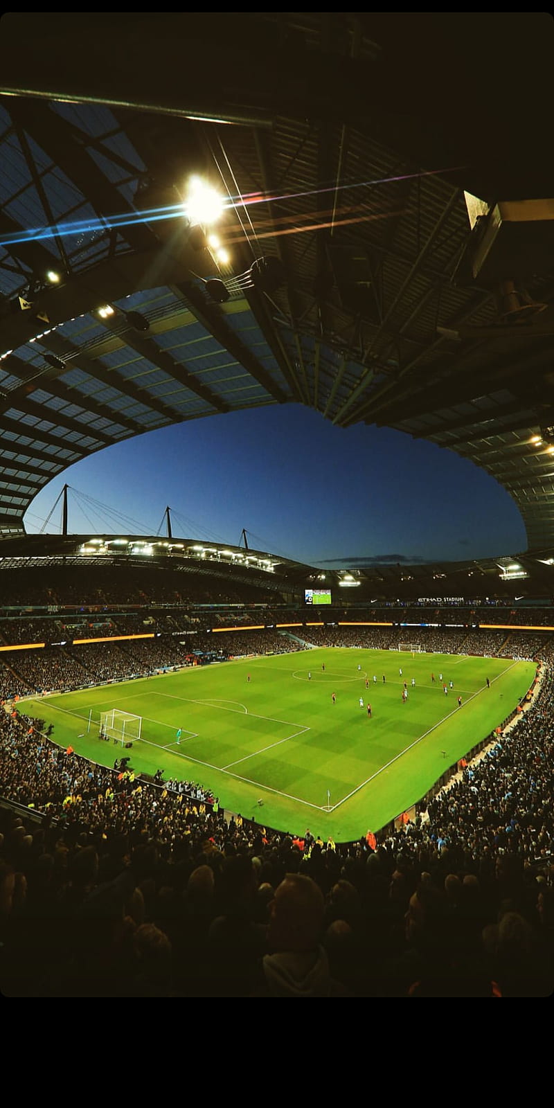 Manchester City, football, stadium, HD phone wallpaper