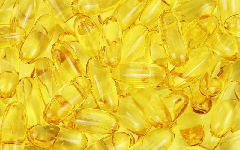 yellow capsules texture, yellow pills texture, medicine background, yellow pills background, medicine, HD wallpaper