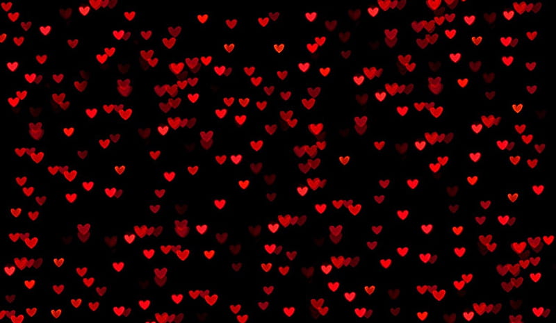 Corazones, red, dark, heart, black, HD wallpaper | Peakpx