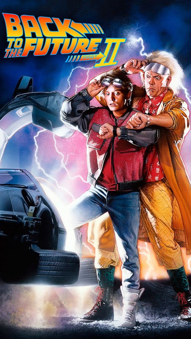 Back To The Future 2, movie, nostalgic, old, HD phone wallpaper