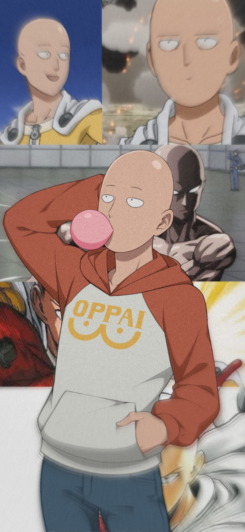 Saitama , anime, one punch man, HD phone wallpaper