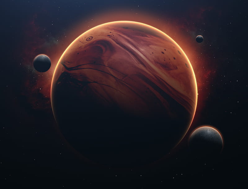 Sci Fi Dune Planet, HD wallpaper