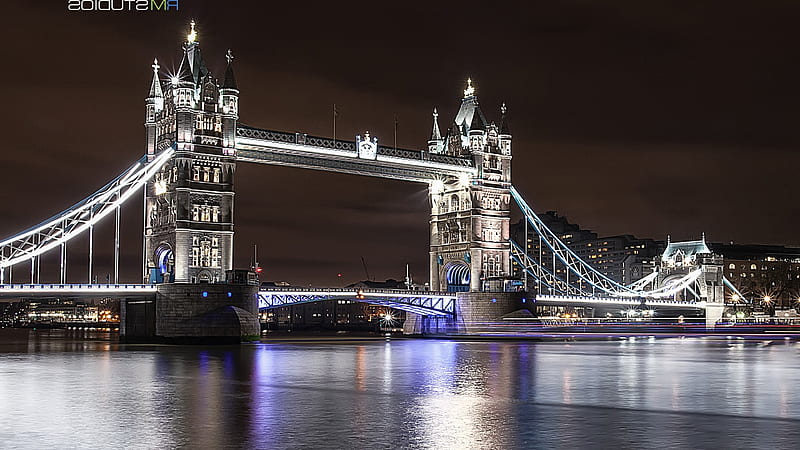 Tower Bridge At Night, tower, bridge, world, night, HD wallpaper