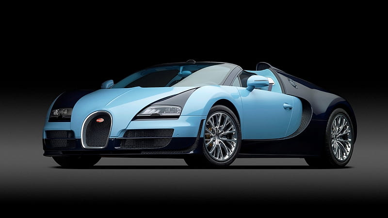 bugatti veyron blue and black