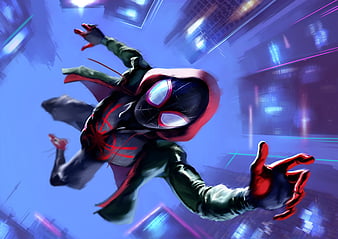 SpiderMan Into The Spider Verse Movie Arts 2018, spiderman-into-the-spider-verse,  HD wallpaper | Peakpx