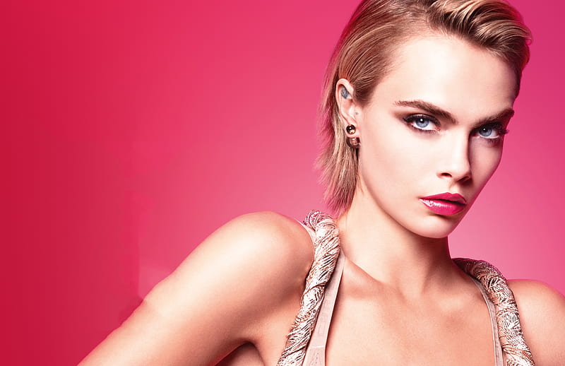 Cara Delevingne Dior Addict Spring 2019 Ad Campaign, cara-delevingne, celebrities, girls, model, HD wallpaper